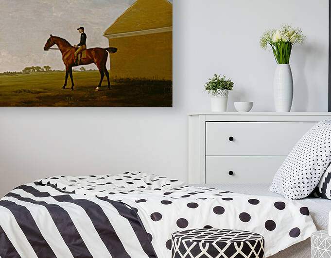 Turf with Jockey up at Newmarket by George Stubbs 1765 by Goldfishwallart