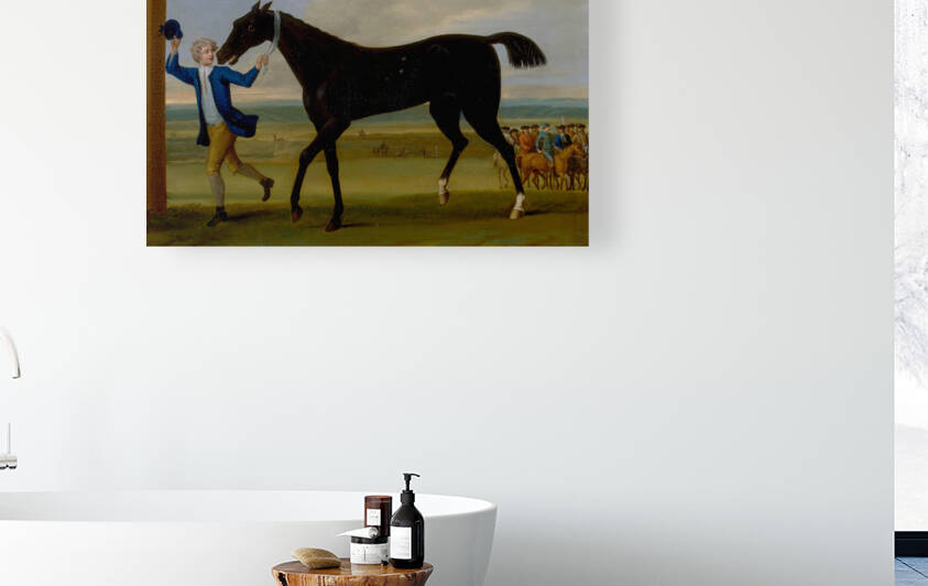 The Duke of Rutland s Bonny Black by John Wootton   1715 by Goldfishwallart
