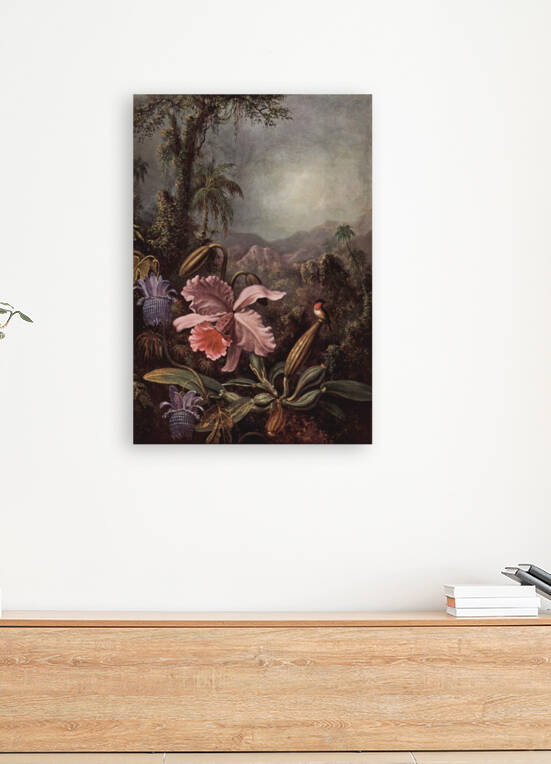  Orchids Passion Flowers and Colibris By Martin Johnson Heade by Goldfishwallart