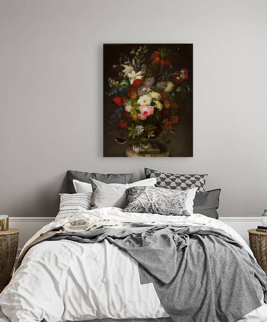Flowers by Henryka Beyer  by Goldfishwallart