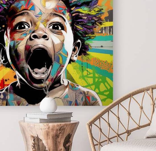 Frocentric Baby Boy Wall Art Canvas by Goldfishwallart