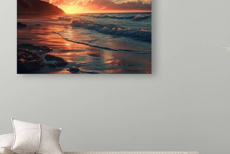 Beach wall art by Goldfishwallart