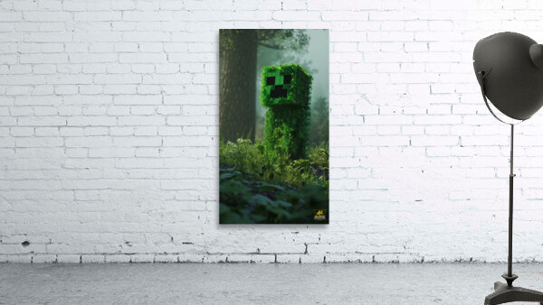 Minecraft Creeper wall art Minecraft Creeper canvas by Goldfishwallart ...