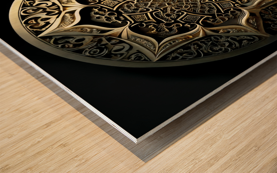 Wall art islamic  Wood print