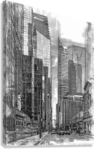 City Gorge Canvas Print
