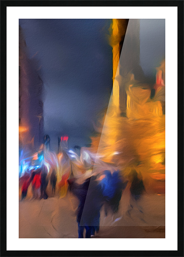 Ghosts Night Out Picture Frame print