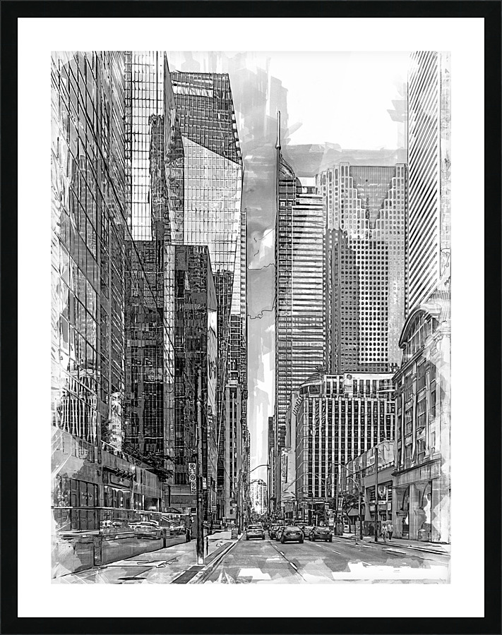 City Gorge Picture Frame print