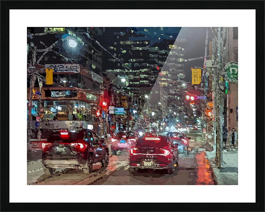 Night Picture Frame print