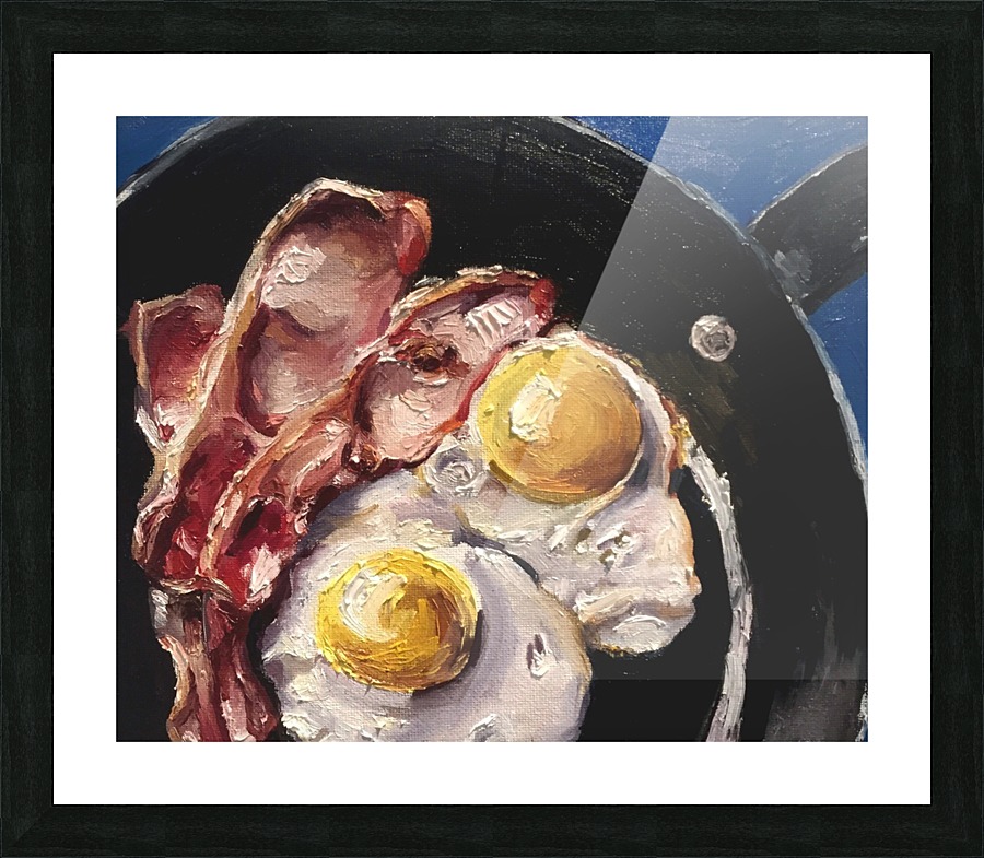 Eggs and Bacon Picture Frame print