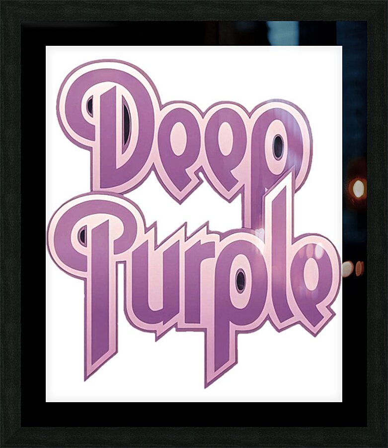 deep purple 31 Picture Frame print