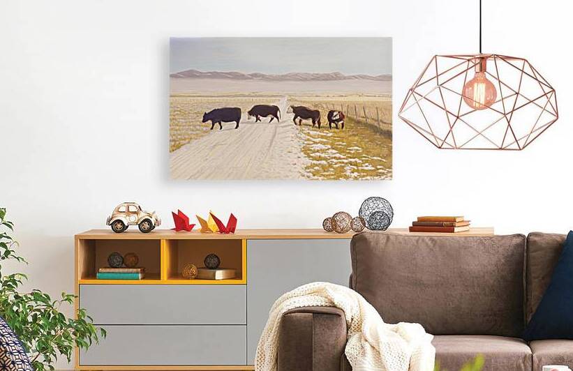 Challis Morning 24X36 by Rick Kuhn