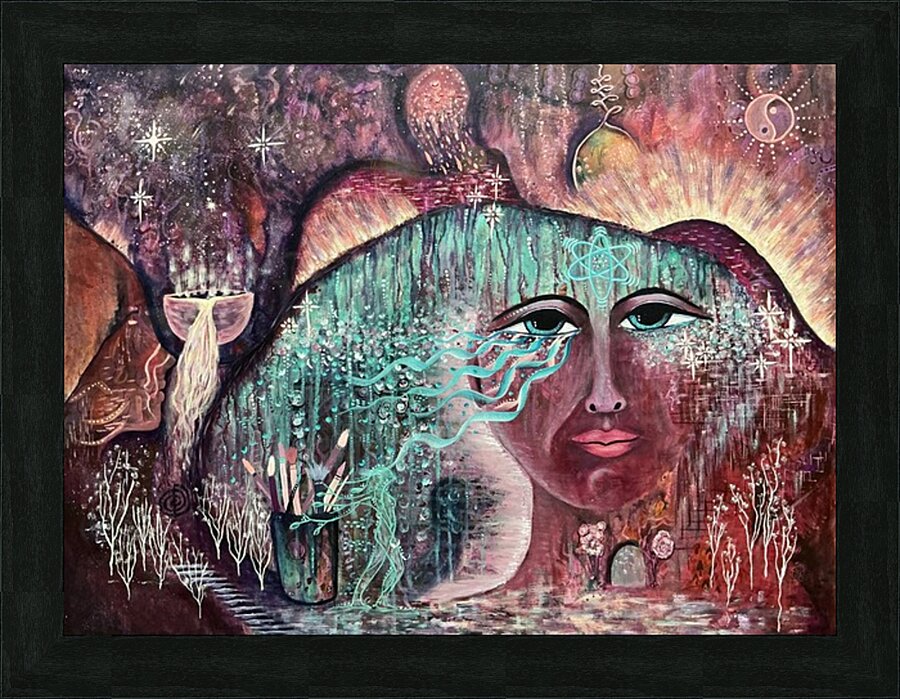 Mystic in the Matrix Picture Frame Printing