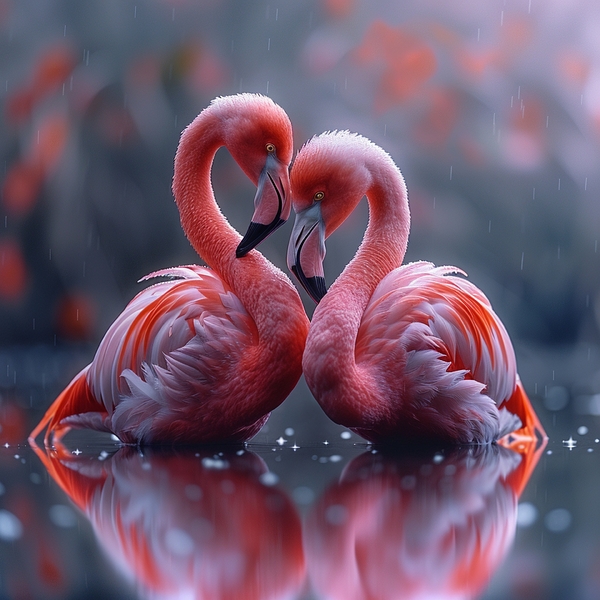 Eternal Love Flamingos Digital Download
