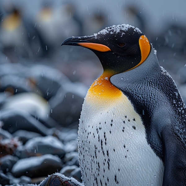 Arctic Sparkle Penguin Digital Download