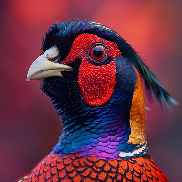 Vibrant Pheasant Bird Digital Download