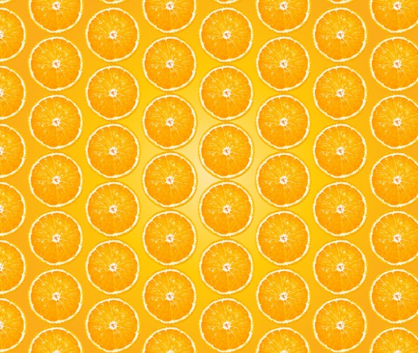Juicy Fruity Orange Pattern Digital Download