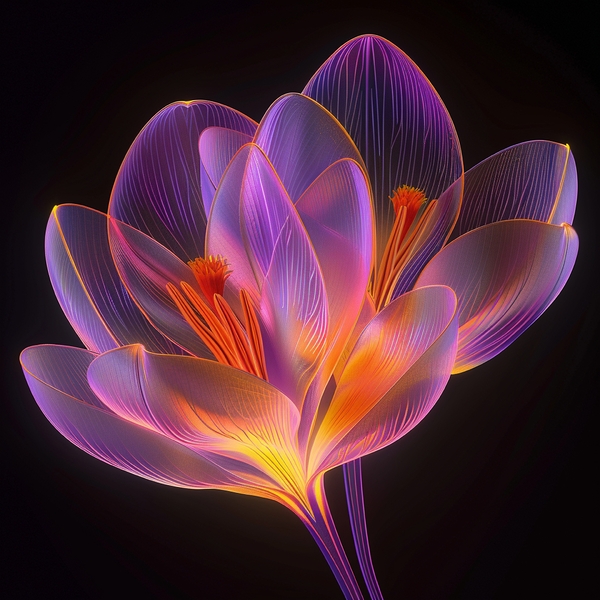 Glowing Flower Digital Download