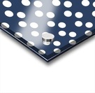 Indigo Polka Dots Acrylic print