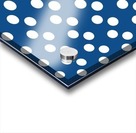 Dodger Blue Polka Dots Acrylic print
