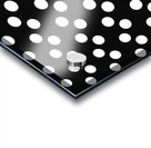 Black  White Dots Acrylic print
