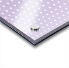 Spring Purple Heart Shape Pattern Acrylic print