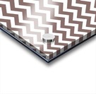 CHOCOLATE CHEVRON Acrylic print