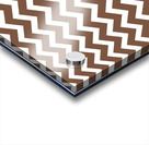 BROWNSTONE CHEVRON Acrylic print