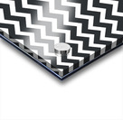 CHARCOAL CHEVRON Acrylic print