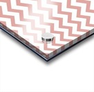 BLUSH CHEVRON Acrylic print