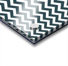 BLUE SHADE CHEVRON Acrylic print