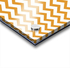 MUSTARD CHEVRON Acrylic print