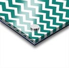 DEEP AQUA CHEVRON Acrylic print