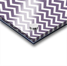 DARK SLATE GREY CHEVRON Acrylic print