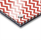 PUMPKIN CHEVRON Acrylic print