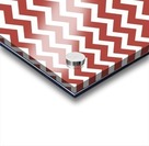 TUSCAN RED CHEVRON Acrylic print