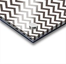 SILVER CHEVRON Acrylic print