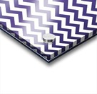 EGGPLANT CHEVRON Acrylic print