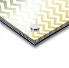 GOLDEN BERYL CHEVRON Acrylic print