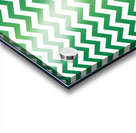 EMERALD CHEVRON Acrylic print