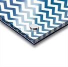 BLUEBERRY CHEVRON Acrylic print