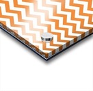 CARROT CHEVRON Acrylic print