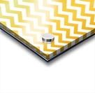 YELLOW PEPPER CHEVRON Acrylic print