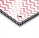 RED SHADE CHEVRON Acrylic print