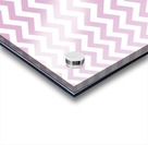 SPRING PINK CHEVRON Acrylic print