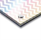 MULTICOLOR PASTEL CHEVRON Acrylic print