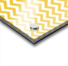 SUMMER YELLOW CHEVRON Acrylic print