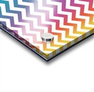 RAINBOW CHEVRON Acrylic print
