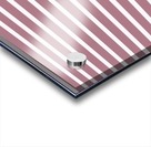 ROSY BROWN Stripes Acrylic print