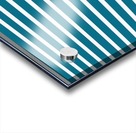TEAL Stripes Acrylic print