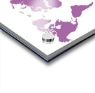 PLUM WORLD MAP Acrylic print
